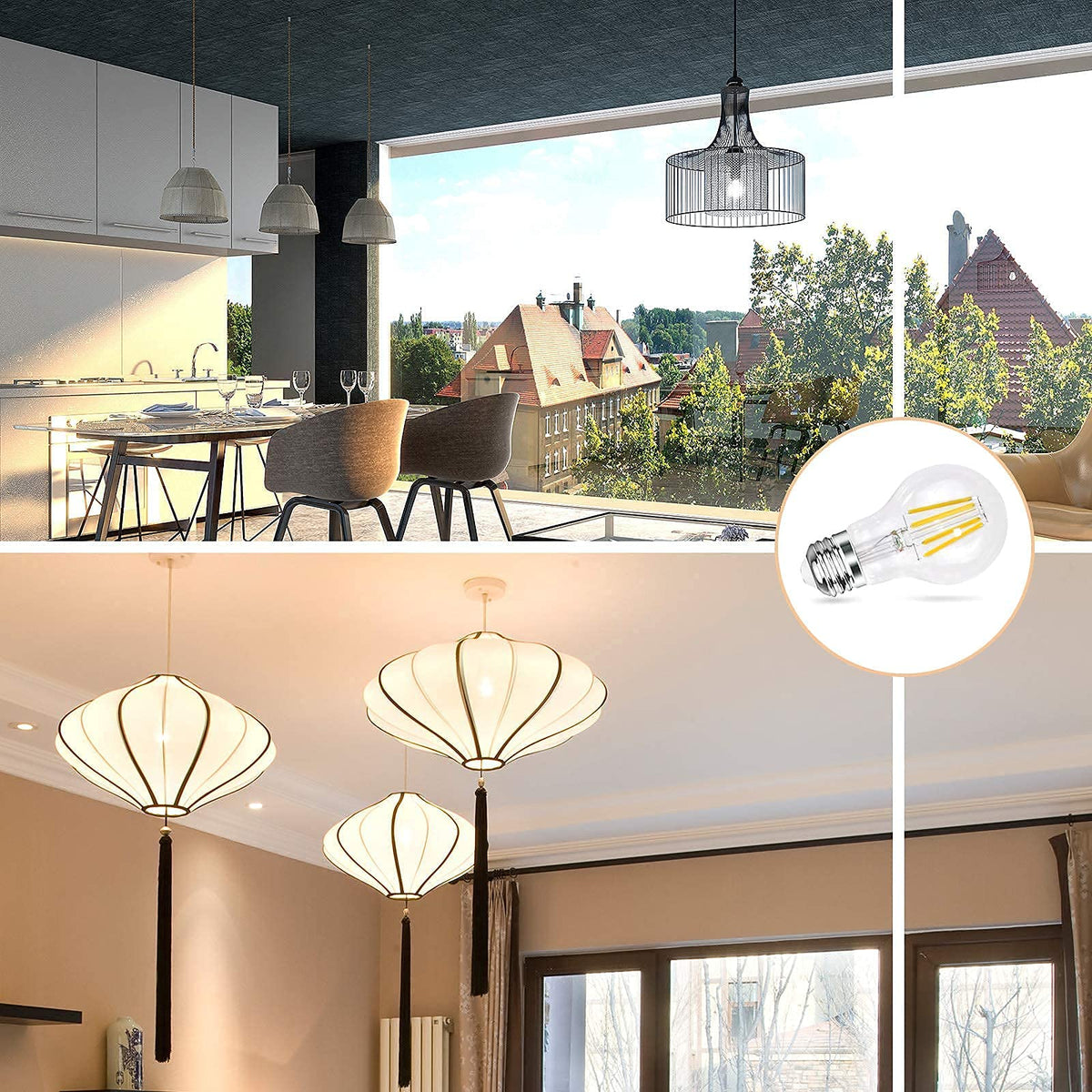 Qingmiao energy-saving LED reduces heat in living areas.