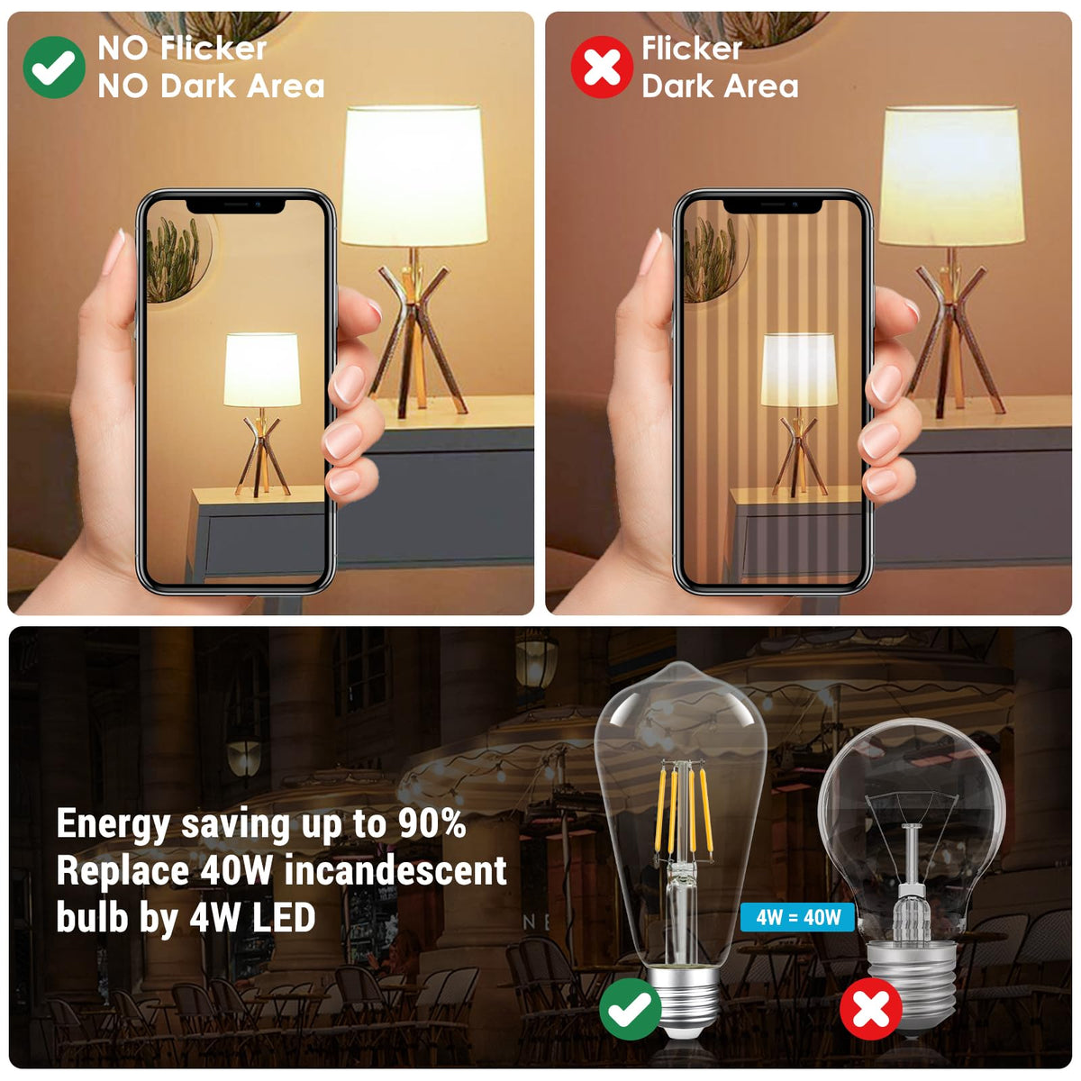 Qingmiao energy-saving LED lighting reduces energy use while maintaining brightness.