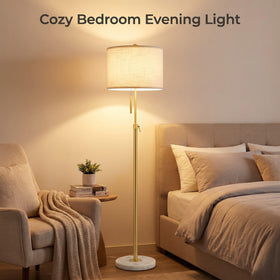 Qingmiao 3 way dimmable LED for customizable ambiance while reading or relaxing.