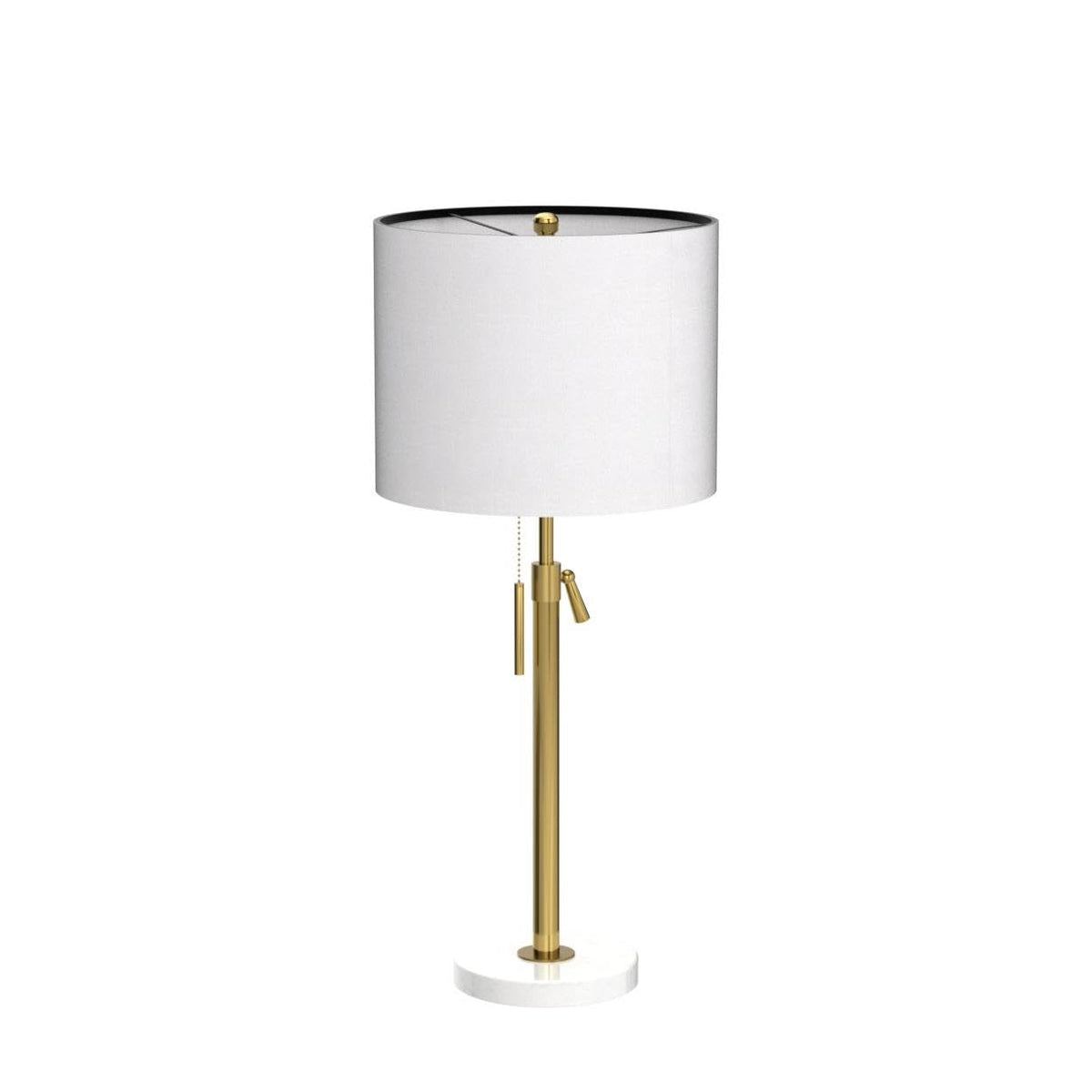 Qingmiao Gold table lamps dimmed for cozy mood