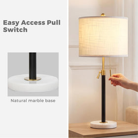 Qingmiao end table lamps create warm, inviting spaces.