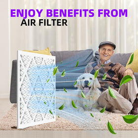 Six-pack Qingzhug air filters arranged for multi-room replacement readiness.