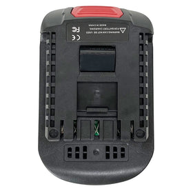 QINIZX adapter connectors, visual4, ensures a secure fit with Bosch 18V tools.