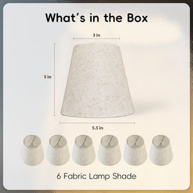 Qintan soft-glow shade for chandeliers and wall lamps.