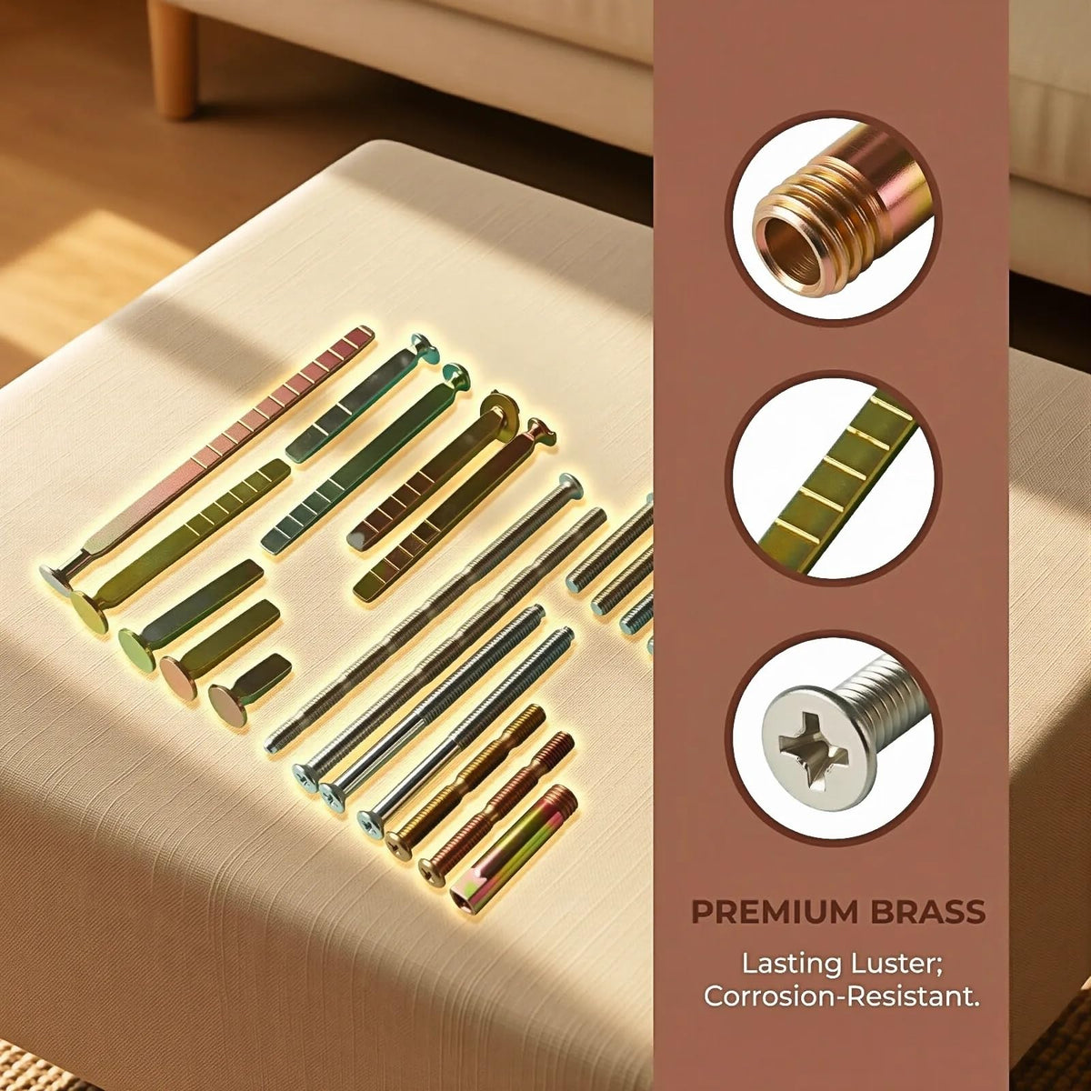 QIPAKLT heavy-duty construction reinforces reliability for patio and security doors.
