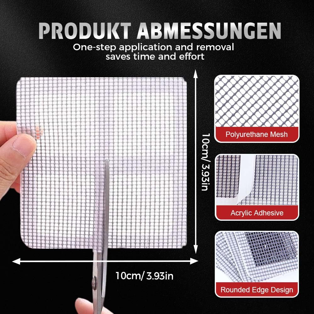 QITELL disposable hair catcher with adhesive strip provides secure, mess-free maintenance.