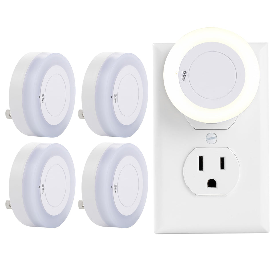 QITIM night light with high/low/off switch for adjustable illumination.