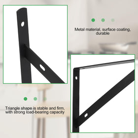 qiwuhai heavy-duty shelf brackets in package illustrate eight-bracket set with fixing screws included