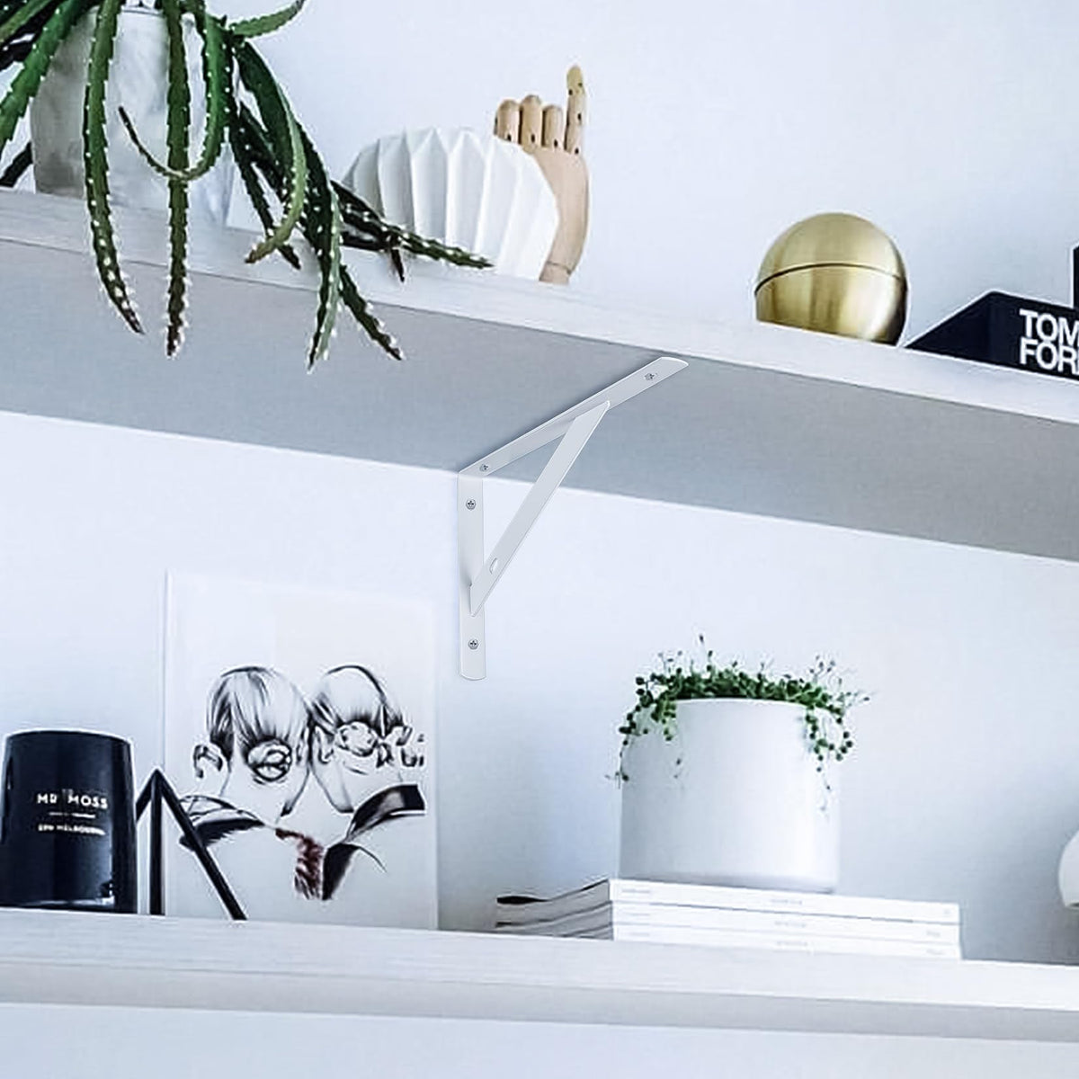 QIWUHAI ideal for living rooms and bedrooms with versatile shelf use.
