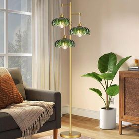 QIYIZM bedroom warm glow from a stylish floor lamp