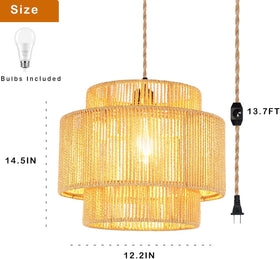 QIYIZM included 6W 2700K Edison bulb delivers soft, warm light.