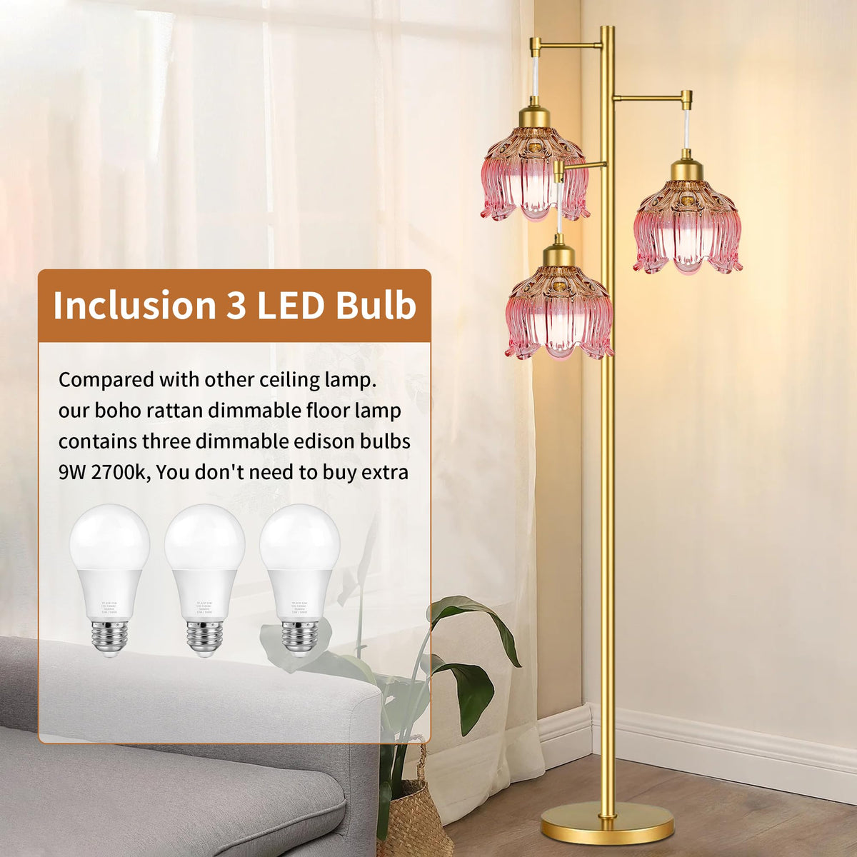 QIYIZM mid century modern lamp adds character to living spaces.