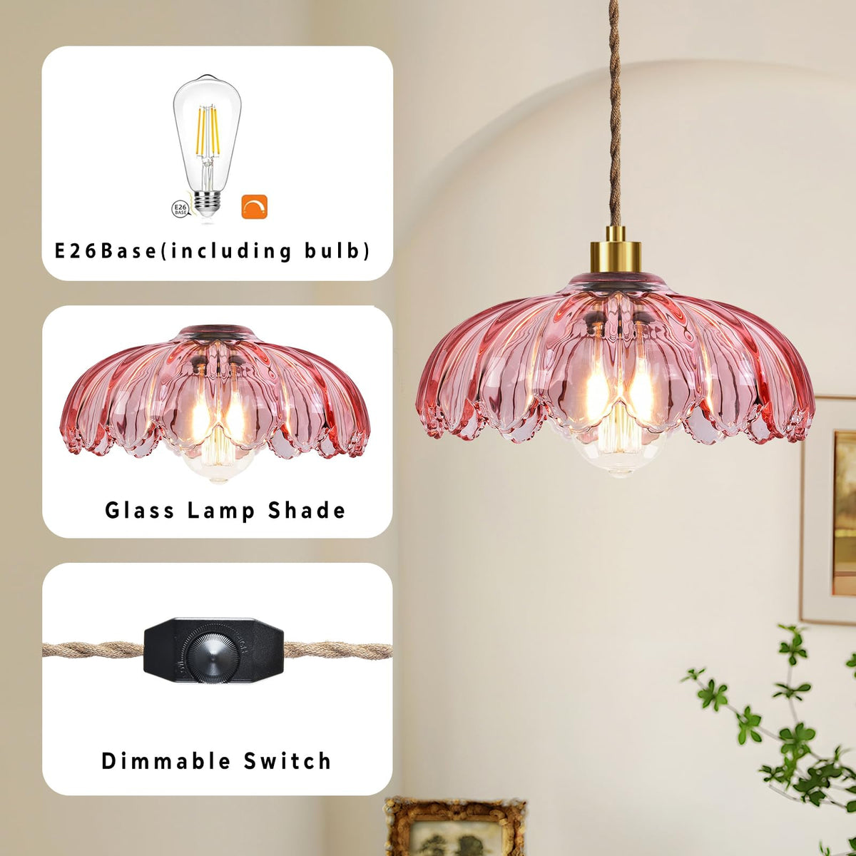 QIYIZM romantic glow creates intimate ambiance for dining or conversations