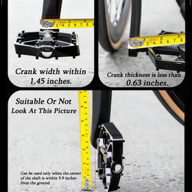 Qiyue bike kickstand installs tool-free in seconds for quick roadside use.