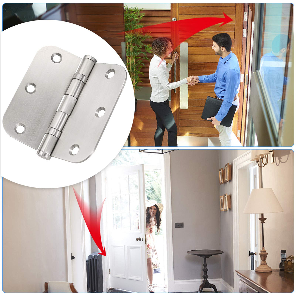 Qkenvo 5-8 inch radius corners offer a sleek, modern look.