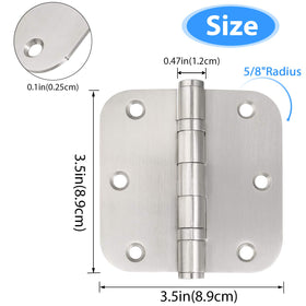 Qkenvo hinge close up shows ball bearings for smooth operation.