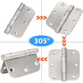 Qkenvo hinge features non removable pin for secure mounting.
