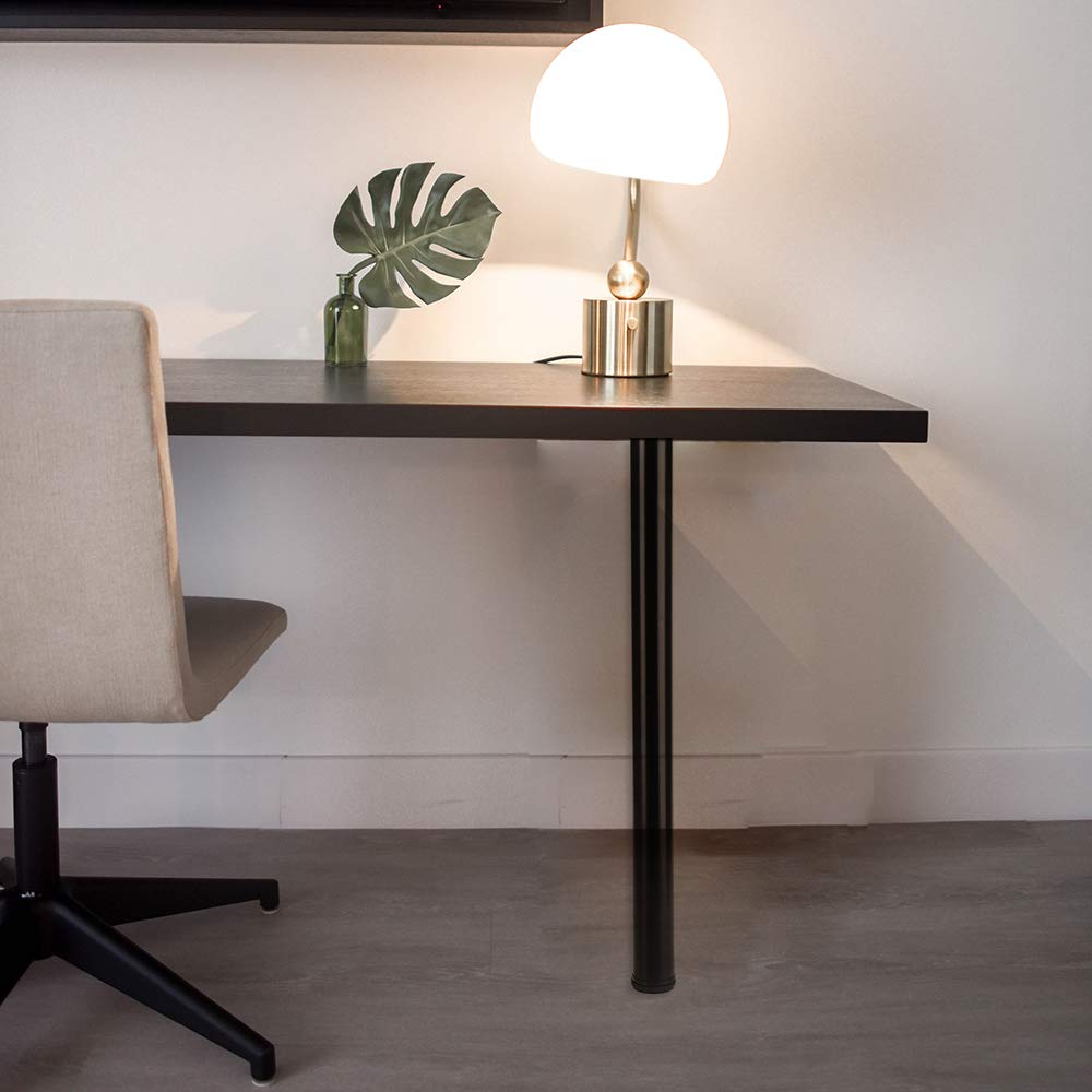 Versatile use for desks, tables, cabinets, and shelves.