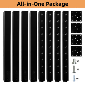 QLLY mounting plate for secure, stable desk installation