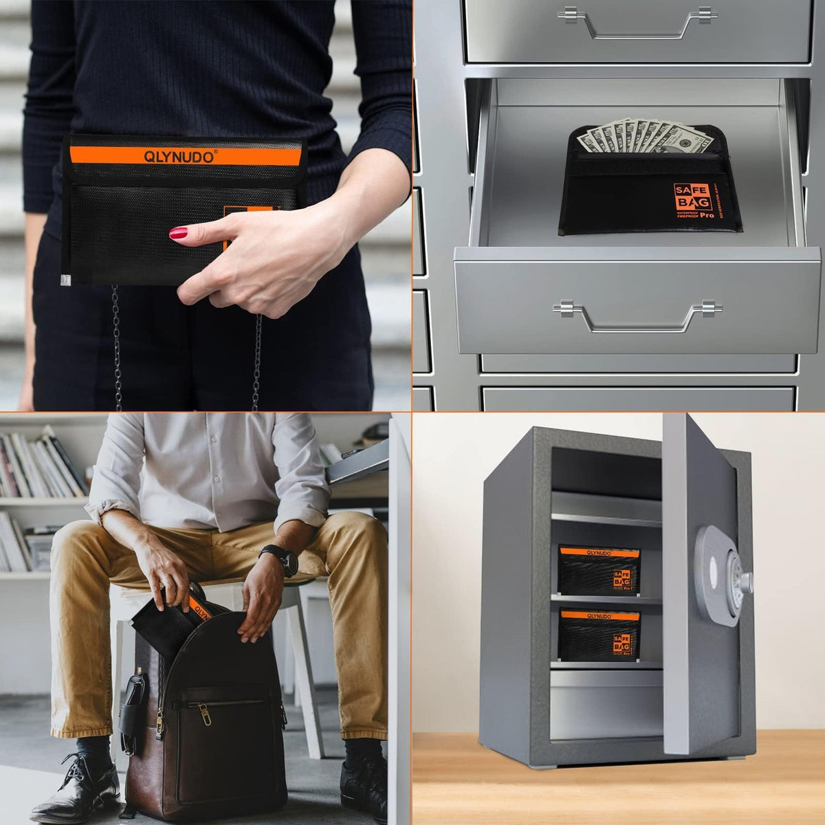 QLYNUDO travel-friendly design fits glovebox or carry bag for emergency readiness.
