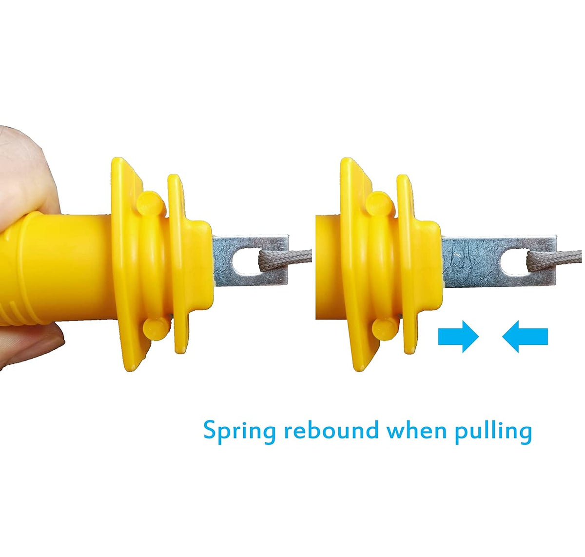 QMARK internal spring provides strong tension for durable, repeated handling.