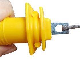QMARK UV-resistant plastic ensures long-lasting use in outdoor fence setups.