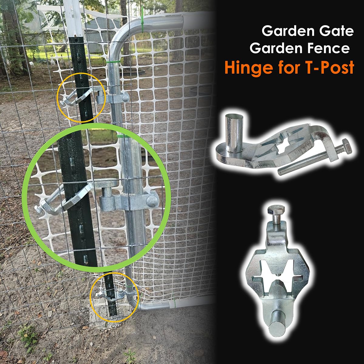 QMARK weather-resistant outdoor gate hinges endure varied weather.