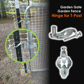 QMARK weather-resistant outdoor gate hinges endure varied weather.
