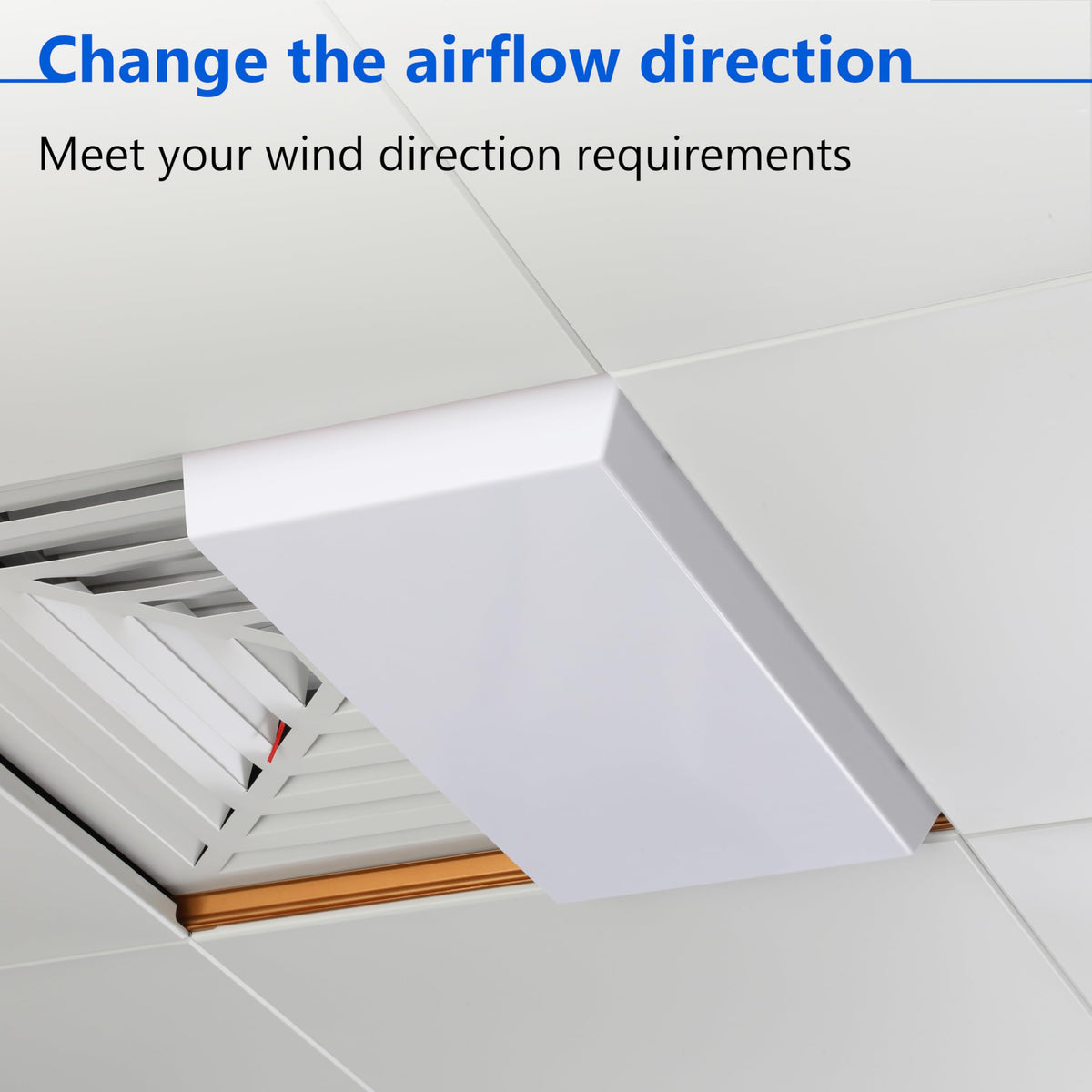 Two-pack of Qnemaei ceiling air diverters