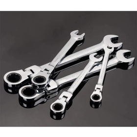 Qnkaa open-end and box-end wrenches in 8-19 mm sizes for versatile tasks.