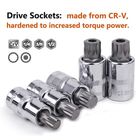 Qnkaa 1/4-inch drive segment fits M4–M6 for precise BMW and VW fasteners.