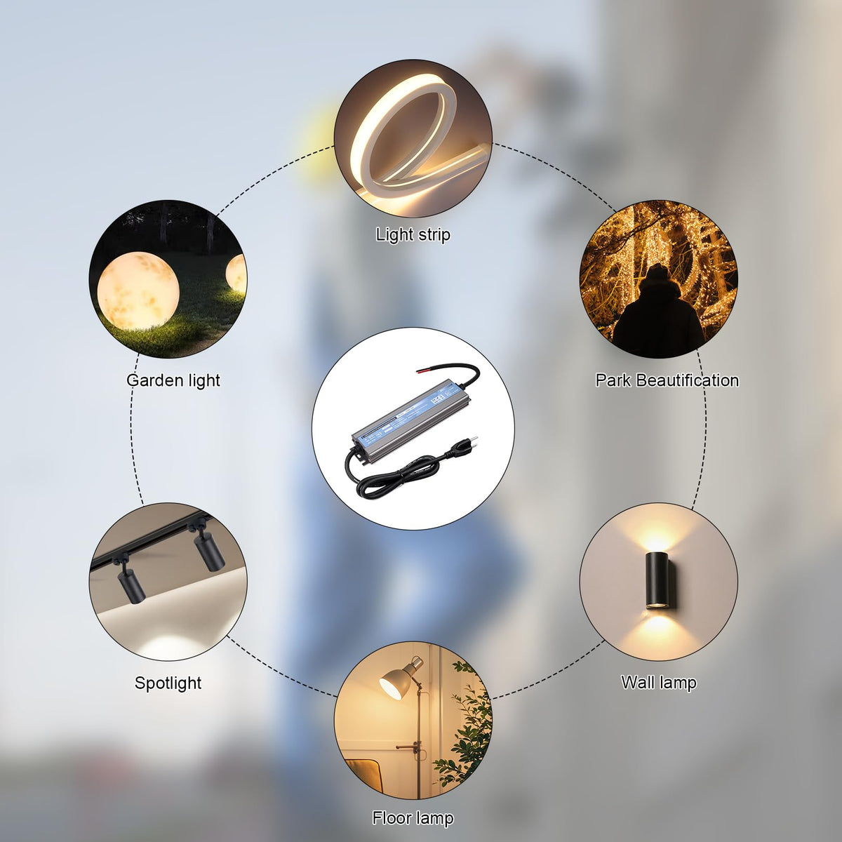 QNNP input accepts 100-277V AC for versatile installation