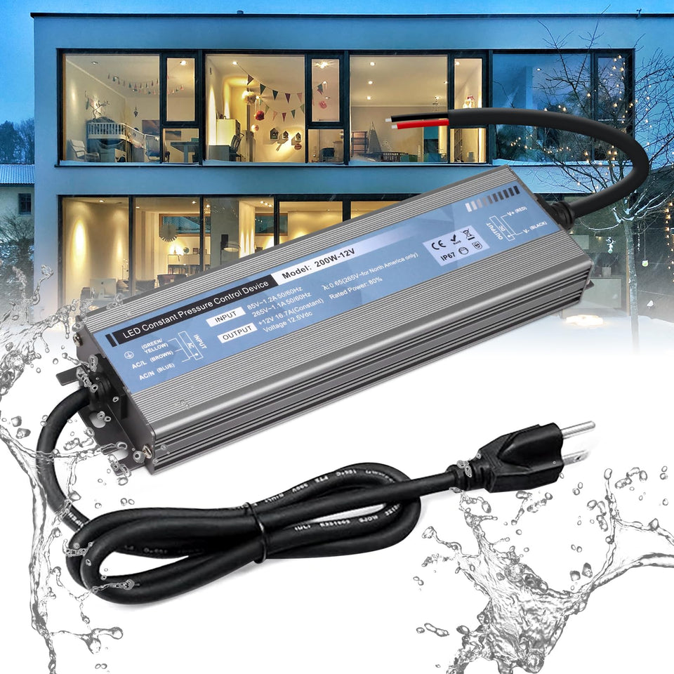 QNNP LED driver with IP67 housing powers outdoor lighting safely