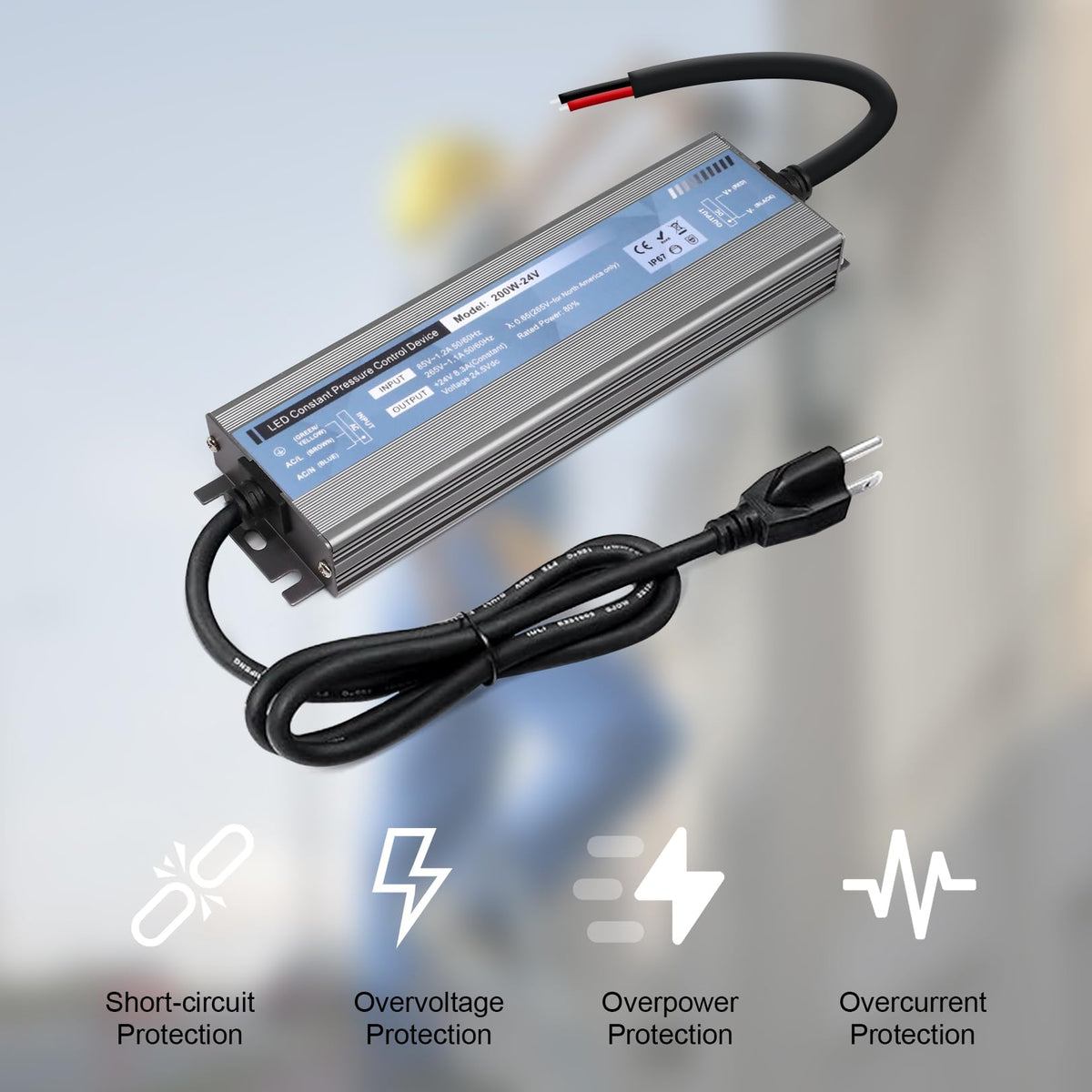 QNNP wide application transformer suits indoor and outdoor LED projects