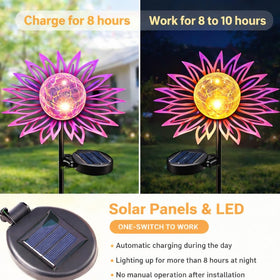 QOCNAM easy-install stake light ideal for borders, lawns, and patios