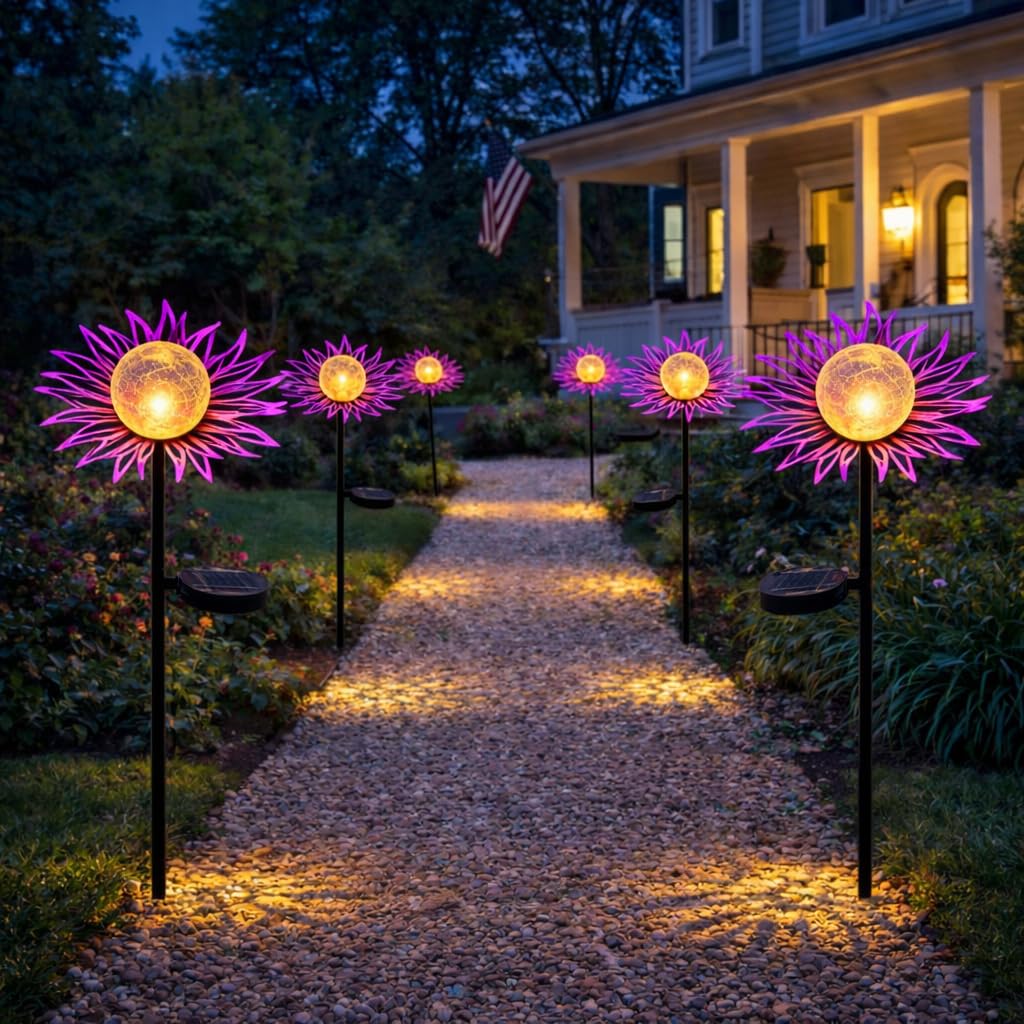 QOCNAM waterproof yard ornament withstands rain and wind