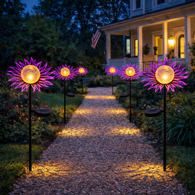 QOCNAM waterproof yard ornament withstands rain and wind