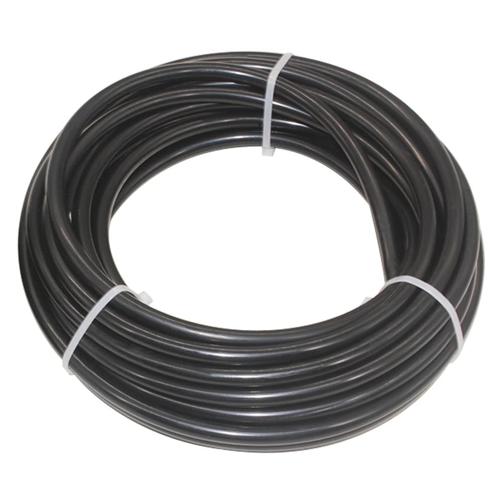 Qolekog air line nylon tube in a coil, highlighting the 32.8 ft length for routing.