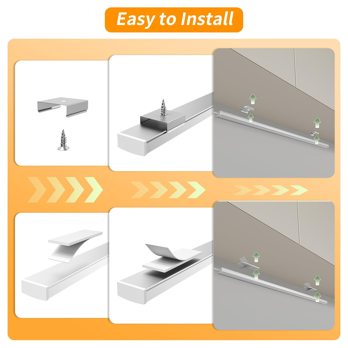 QOYWUO dimmable LED light ideal for under cabinets and closets.