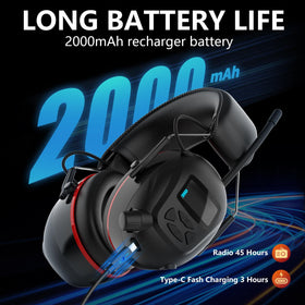 Qozybuds battery charging status with 2000mAh capacity