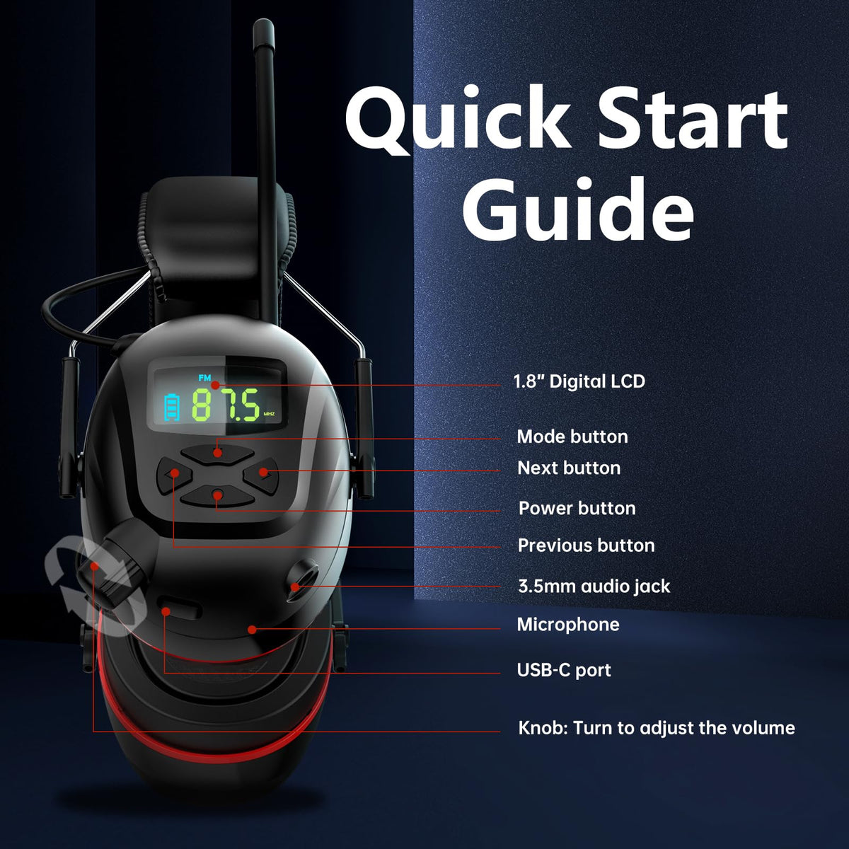 Qozybuds station presets stored for quick access to favorites