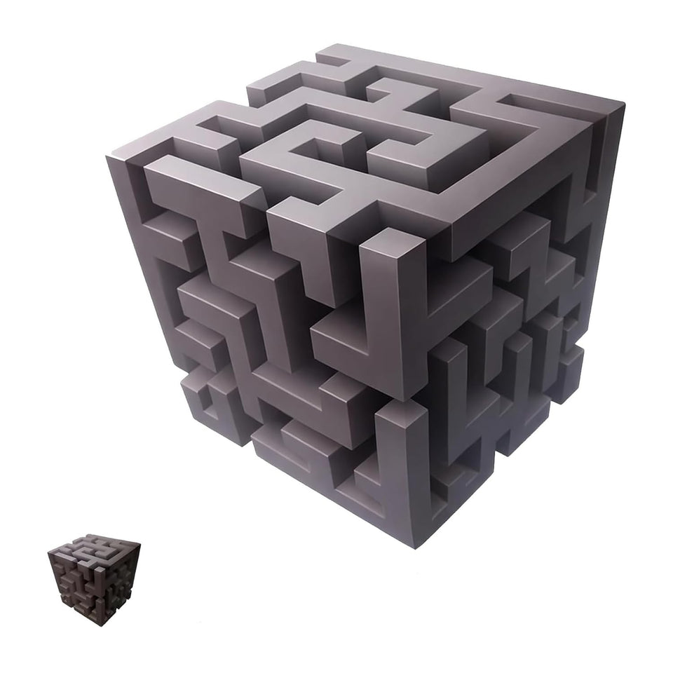 QPIRWE 3D illusion wall sticker corner adds dynamic depth to the living room.