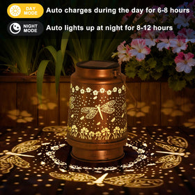 QPPDER Dragonfly Lantern with IP65 waterproof protection for all weather