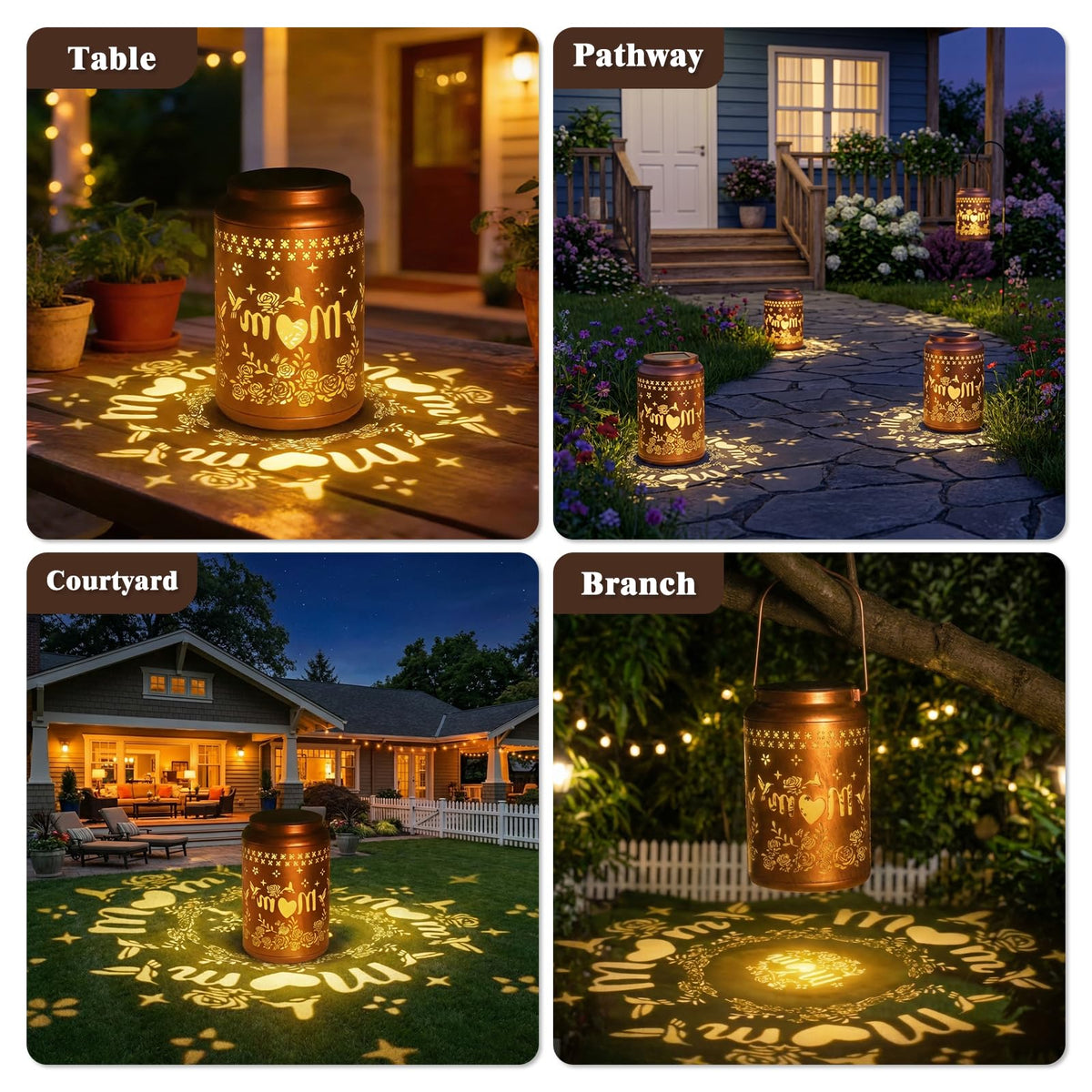 QPPDER night glow lantern brightens patio