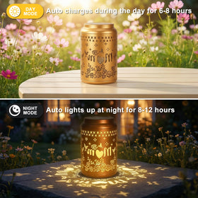QPPDER waterproof lantern IP65 for year-round outdoor use