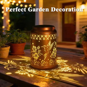 QPPDER outdoor solar lantern IP65 waterproof for year-round use
