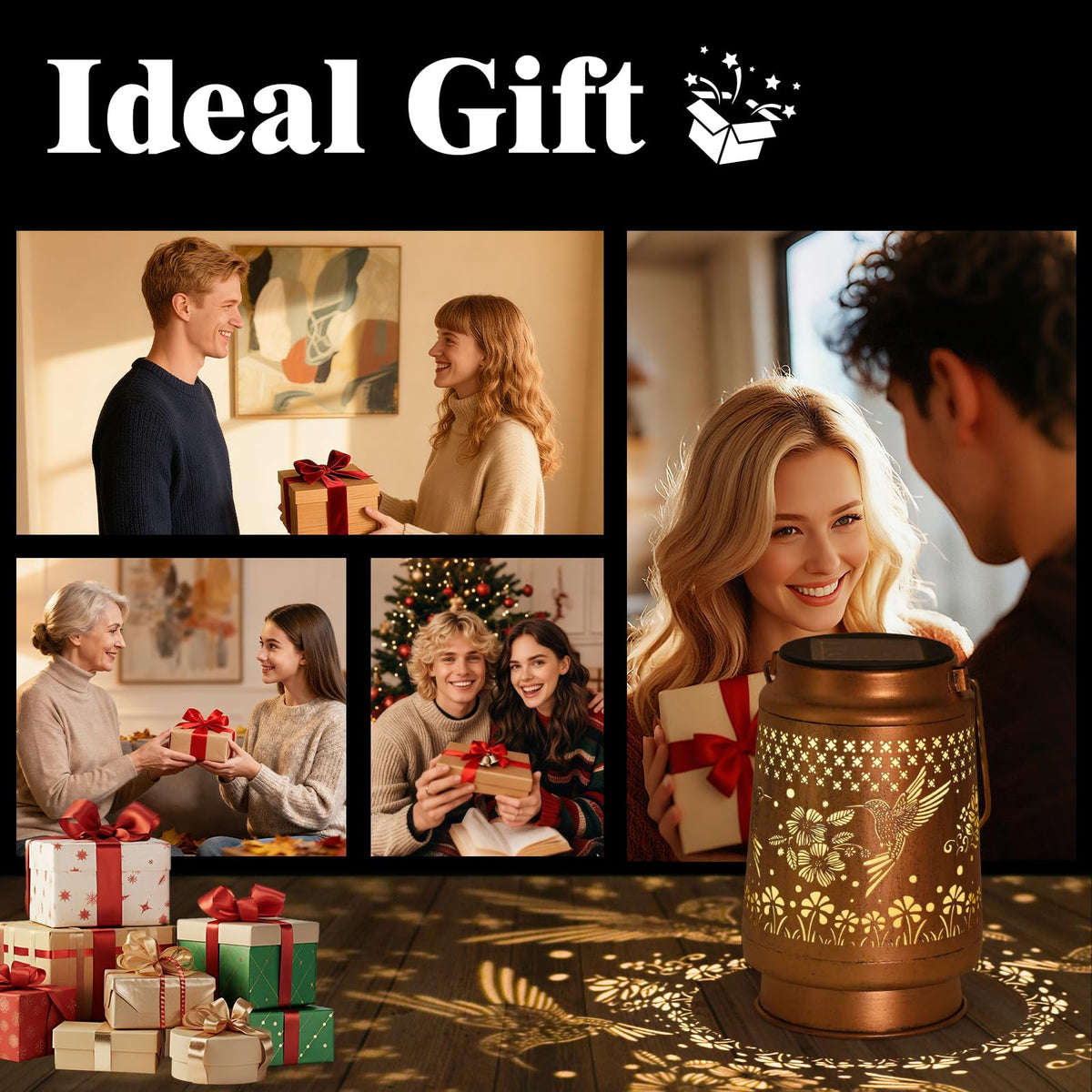QPPDER solar-lantern-2-pack versatile set for ground display or table centerpiece.