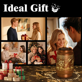 QPPDER solar-lantern-2-pack versatile set for ground display or table centerpiece.