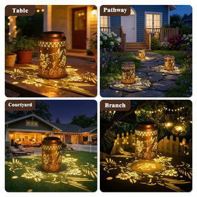 QPPDER solar lantern for walkway creates inviting path lighting