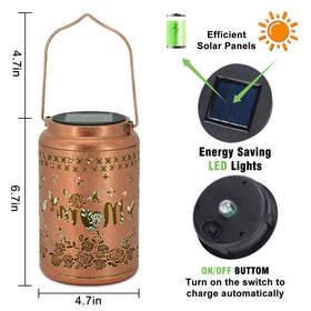 QPPDER tabletop lantern serves as garden centerpiece